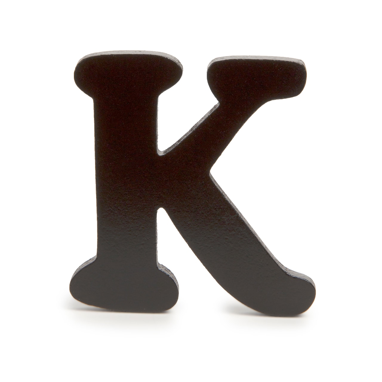 12 Pack: 2.5" Black MDF Whimsy Letter by Make Market®